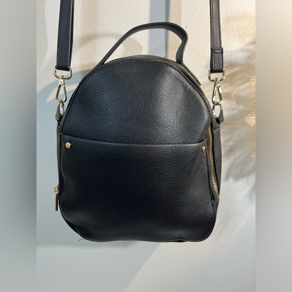 Target A New Day Backpack Style Bag Purse Greige With Gold Hardware & Zipper - Picture 4 of 4